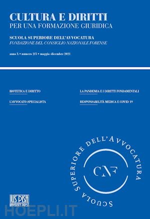  - cultura e diritti. per una formazione giuridica (2021). vol. 2-3