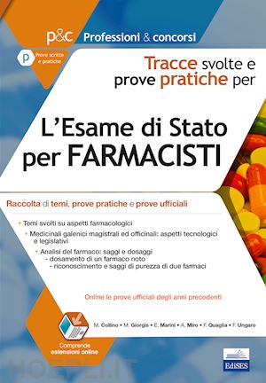 collino massimo - esame di stato per farmacisti - tracce svolte e prove pratiche. raccolta di tem