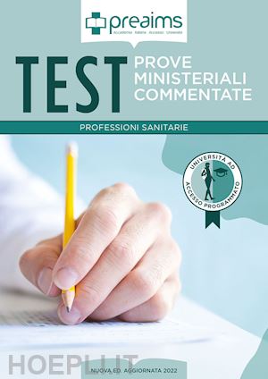 aa vv - preaims - test - prove ministeriali commentate - professioni sanitarie