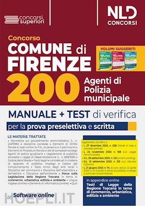 aa.vv. - concorso comune di firenze - 200 agenti di polizia municipale