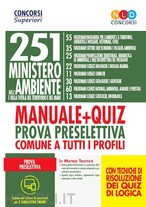 251 Posti Ministero Dell'ambiente E Della Tutela Del Territorio E Del ...