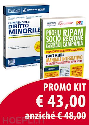 giordano vincenzo; capotorti francesca - kit concorso ripam regione campania - profili socio-assistenziali