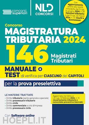 aa.vv. - concorso magistratura tributaria 2024 - 146 magistrati tributari