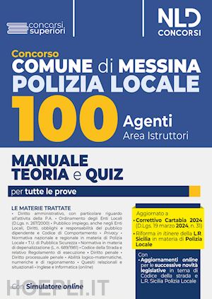 aa.vv. - concorso comune di messina. manuale completo + test di verifica per tutte le pro