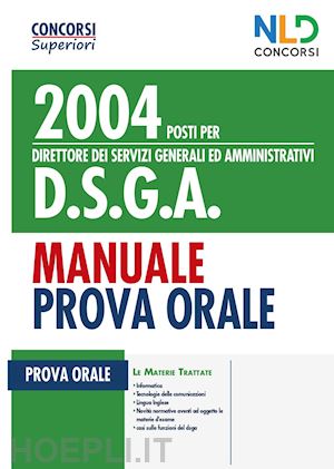bonitta mara - 2004 dsga - manuale prova orale