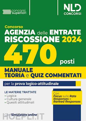 aa.vv. - concorso agenzia delle entrate riscossione 2024 - 470 posti