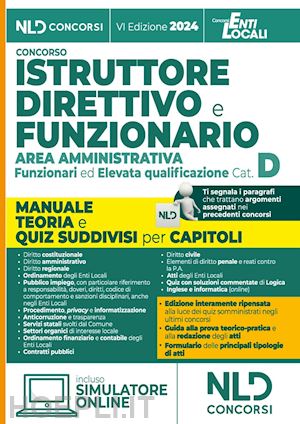  - manuale istruttore direttivo e funzionario dell'area amministrativa - cat. d