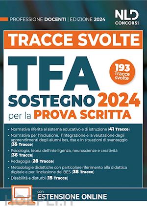  - tracce svolte. tfa. docenti di sostegno 2024 per la prova scritta