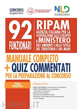  - 92 funzionari - ripam - agenzia italiana per la cooperazione allo sviluppo e min