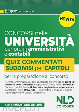 aa.vv. - concorsi nelle universita' per profili amministrativi e contabili