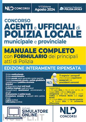  - concorsi agenti e ufficiali di polizia locale municipale e provinciale