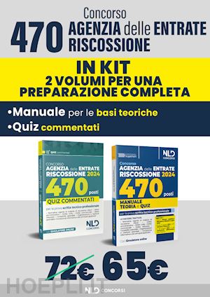  - concorso agenzia delle entrate riscossione 2024. 470 posti. manuale+test di verifica per la preparazione al concorso. nuova ediz.