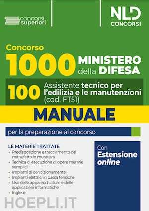 aa.vv. - concorso 1000 assistenti ministero della difesa