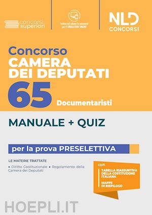  - concorso camera dei deputati - 65 documentaristi
