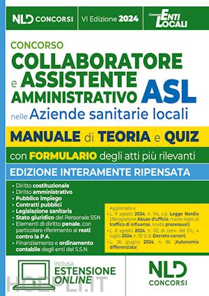 aa.vv. - concorso collaboratore e assistente amministrativo asl