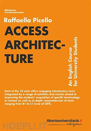 picello raffaella - access architecture. an english course for university students