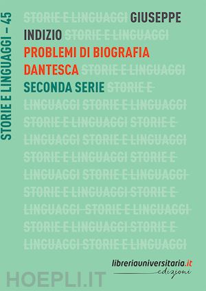 indizio giuseppe - problemi di biografia dantesca. seconda serie