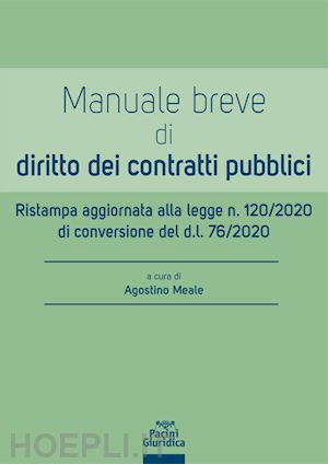 meale a. (curatore) - manuale breve di diritto dei contratti pubblici