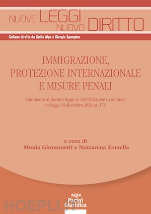 giovannetti m. (curatore); zorzella n. (curatore) - immigrazione, protezione internazionale e misure penali