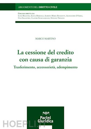 martino marco - cessione del credito con causa di garanzia