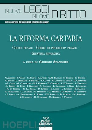 spangher giorgio (curatore) - la riforma cartabia