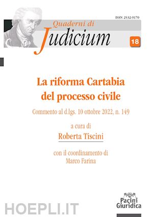 tiscini roberta (curatore) - la riforma cartabia del processo civile