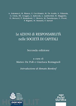 de poli matteo (curatore); romagnoli gianluca (curatore) - azioni di responsabilita' nelle societa' di capitali