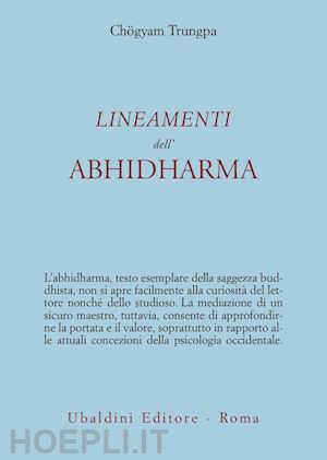 trungpa chogyam - lineamenti dell'abhidharma