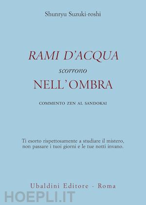 suzuki roshi shunryu - rami d'acqua scorrono nell'ombra - commento zen al sandokai