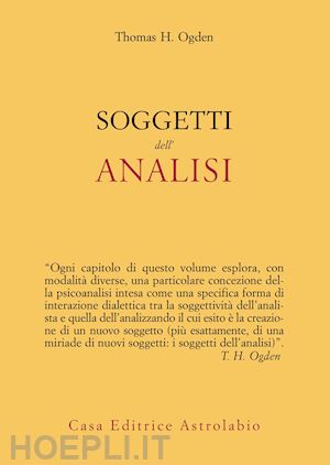 ogden thomas h. - soggetti dell'analisi