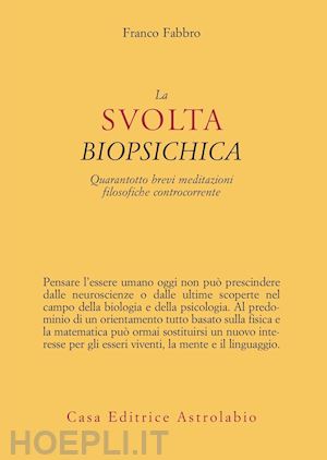 fabbro franco - la svolta biopsichica