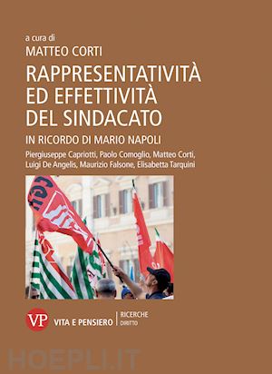 corti m. (curatore) - rappresentativita' ed effettivita' del sindacato. in ricordo di mario napoli. nu