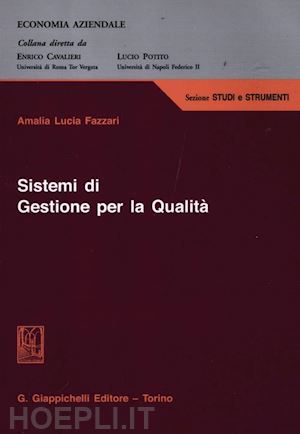 fazzari amalia l. - sistemi di gestione per la qualita'