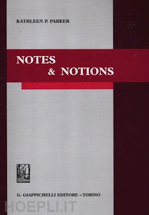 parker kathleen p. - notes & notions