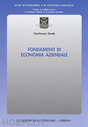 zanda gianfranco - fondamenti di economia aziendale