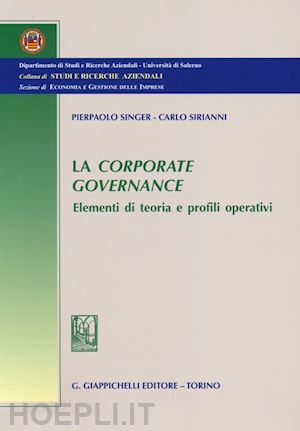 singer pierpaolo; sirianni carlo a. - corporate governance