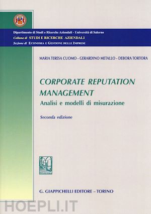 cuomo m. teresa; metallo gerardino; tortora debora' - corporate reputation management