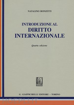 ronzitti natalino - introduzione al diritto internazionale