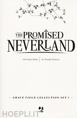 shirai kaiu; demizu posuka; nanao - the promised neverland. grace field collection set. con 3 cartoline . vol. 1