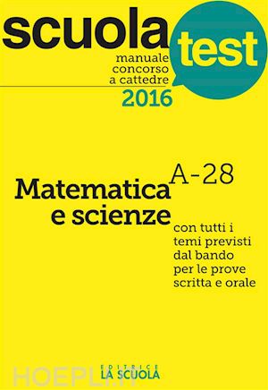 aa.vv. - manuale concorso a cattedre matematica e scienze ss1