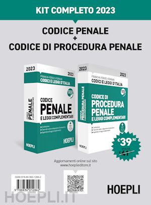 ferrari santo - codice penale + codice di procedura penale - kit completo 2023