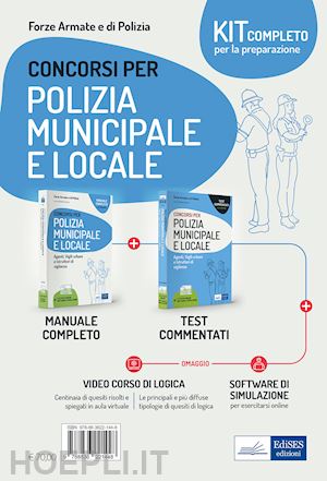 sarcone v. (curatore) - kit completo per preparazione - concorso per polizia municipale e locale