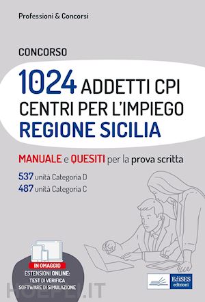  - concorso 1024 addetti cpi centri per l'impiego - regione sicilia