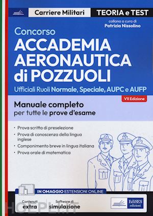 Concorso Accademia Aeronautica Di Pozzuoli Aa.Vv. Libro Edises