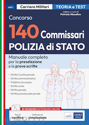 aa.vv. - concorso 140 commissari nella polizia di stato