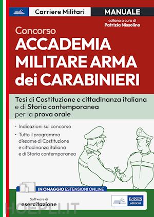 aa.vv. - concorso accademia militare arma dei carabinieri