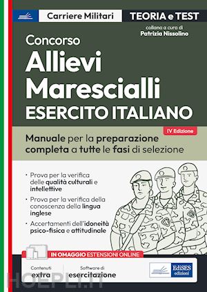 aa.vv. - concorso allievi marescialli esercito italiano