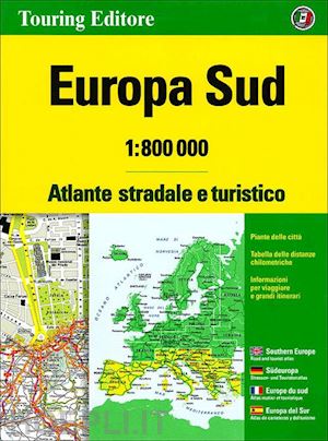 aa.vv. - europa sud atlante stradale e turistico tci 2012