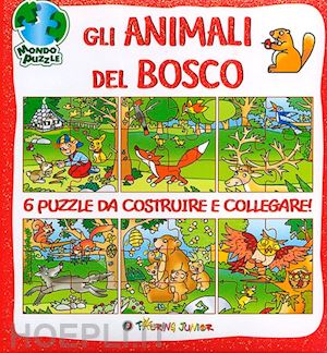 Gli Animali Del Bosco. Libro Puzzle. Ediz. Illustrata - Mazza Irene