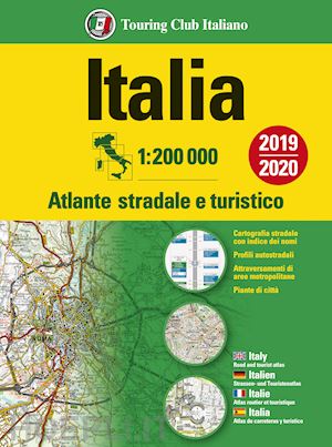 aa.vv. - italia. atlante stradale e turistico. 1:200.000